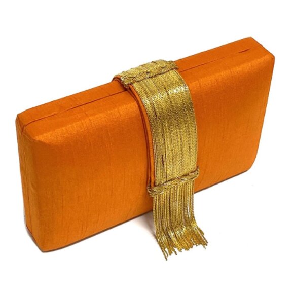 Simitri Fringe Clutch in "Spice" - Picture 3 of 3